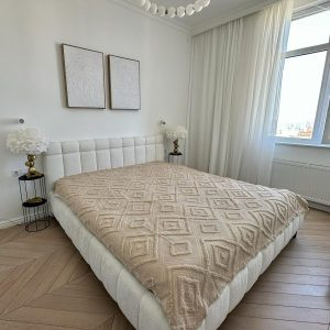 Покривало Diamond Nordic 200×220 см, бежевий