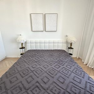 Покривало Diamond Nordic 180х200 см, графіт