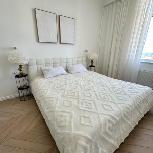 Покривало Diamond Nordic 200×220 см, молочний